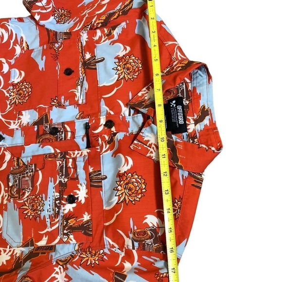 off the grid shirt motor driven adventure small cotton blend new w/o tags - Picture 7 of 11
